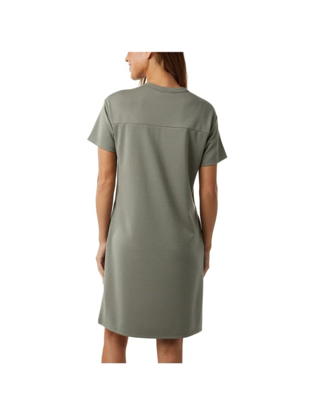 NWT 32 Degrees Cool Women's S Green Short-Sleeve T-Shirt Dress C0592 - Picture 2 of 13